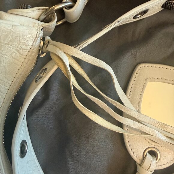 Balenciaga Le Cagole Leather Bag White XS - Picture 14 of 14